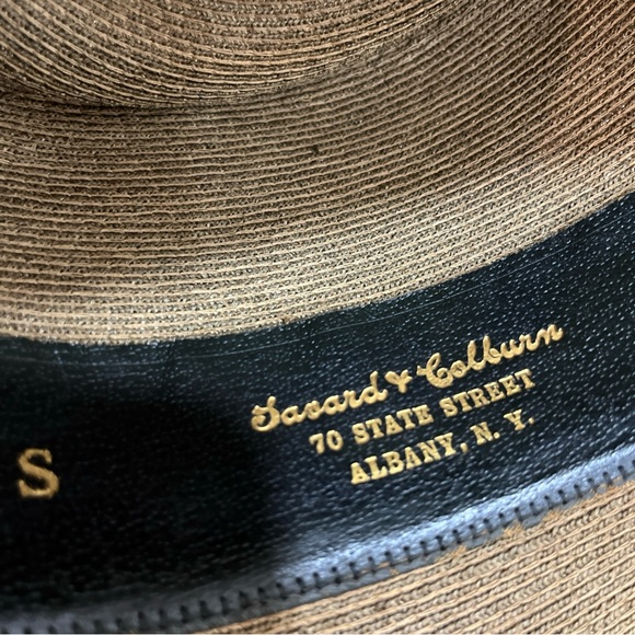 VTG LAMSON HUBBARD  BALTIMORE NEW YORK WOMEN PANAMA HAT RARE TO FIND - Picture 6 of 8